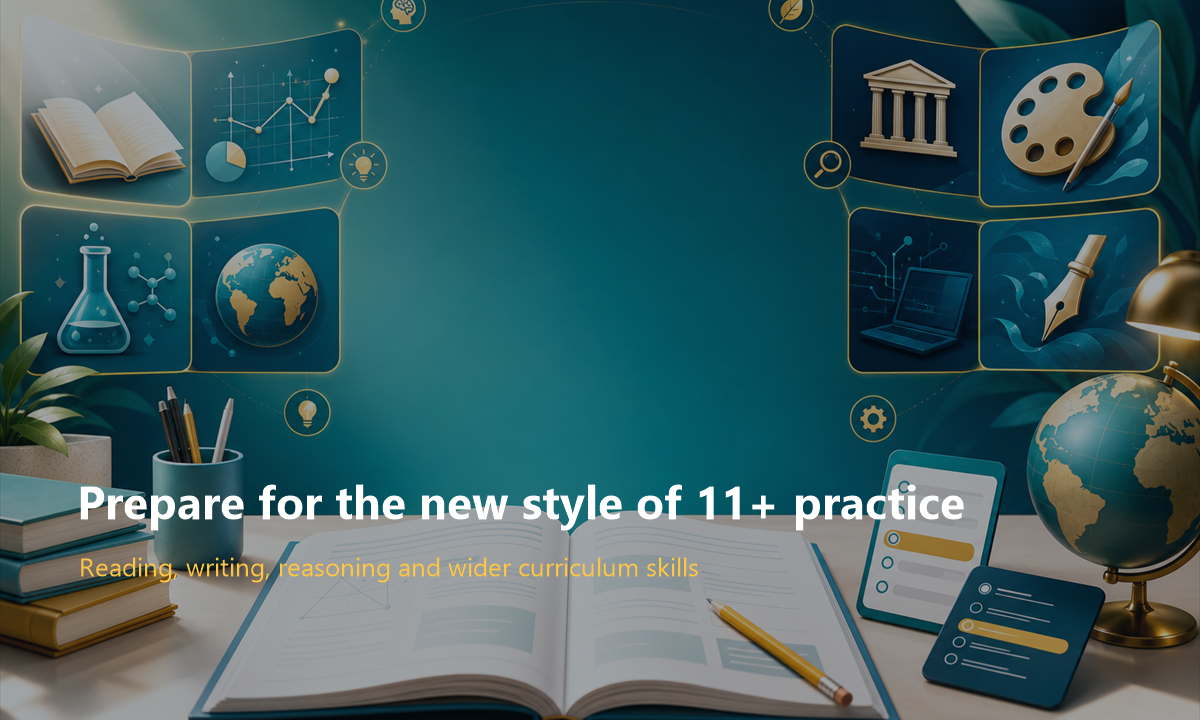 Success Academy 11 plus practice app promotional image