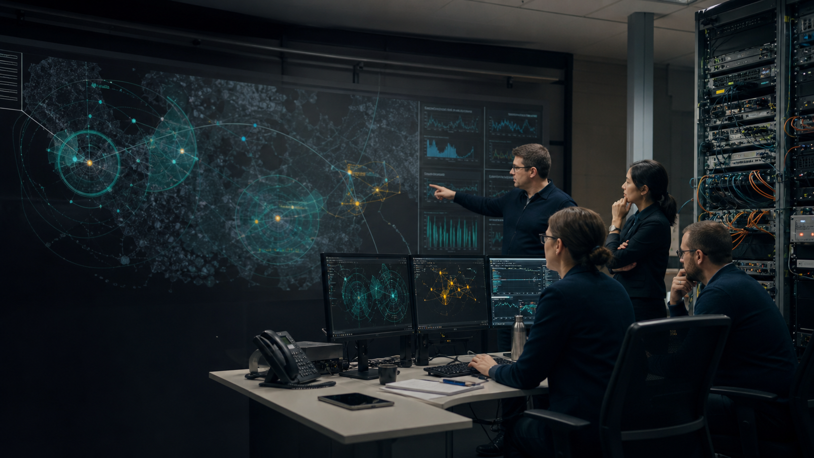 Illustrative airspace sensing and resilient communications research laboratory